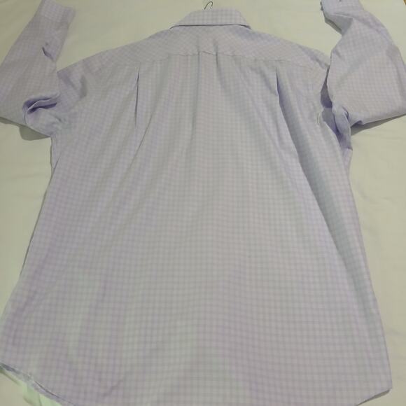 Jos.A.Bank RESERVE No Wrinkles Tailored Fit 18/37 100% Cotton Men's Button-up - Picture 7 of 11